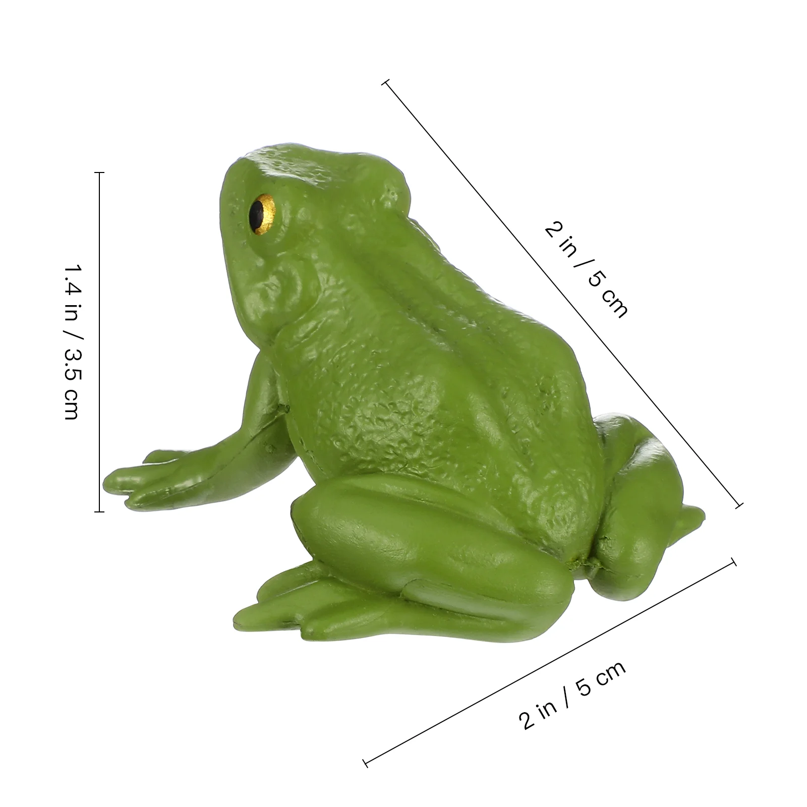 Animal Model Toys Kids Outdoor Playset Frog Ornament Statuette Small Frogs Statues Plastic Figurines Child