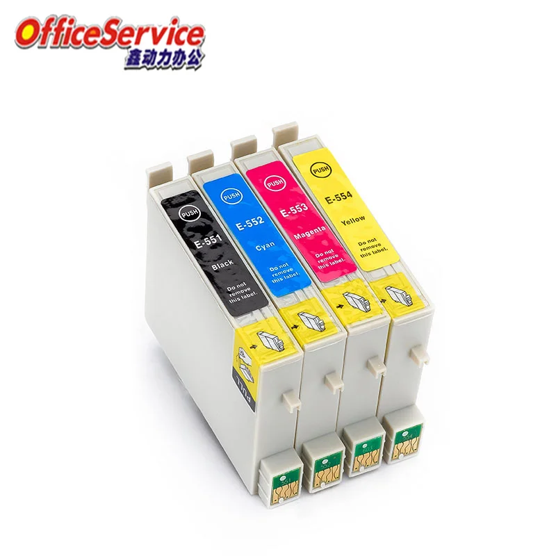 T0551 T0552 T0553 T0554 Ink Cartridge Compatible for Epson Stylus Photo R240 R245 RX420 RX425 RX520 inkjet printer