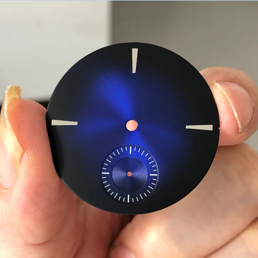 

New 37mm ST3621 Dial Suitable For ETA6497/6498 ST3600 /3621 Movement Anaplastic Purple Blue Gray Watch Accessories BP0523-26