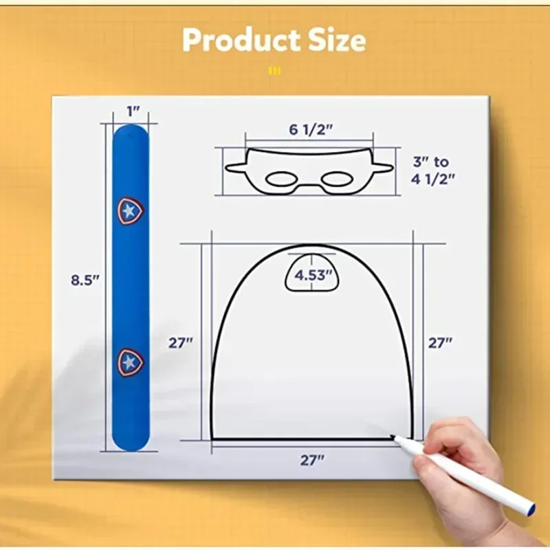 New Year SuperHero Capes for Kids and Masks Superhero Bracelet Toy Peter Parker Costumes for Boys Girls Cosplay Birthday Party