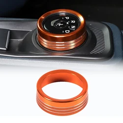 Aluminum Alloy Car Gear Shift Switch Button Ring Trim Cover Mecha Style Knob Cover For Ford Maverick 2022-2026 Car Accessories