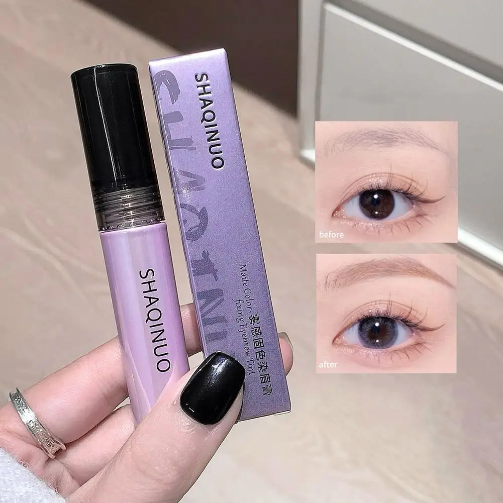 

Tinted Brow Mascara Pink, Velvet Matte Waterproof Brow Korean Lasting Makeup, Brows Style Smudge-Proof Long Feathery Gel, F3N8