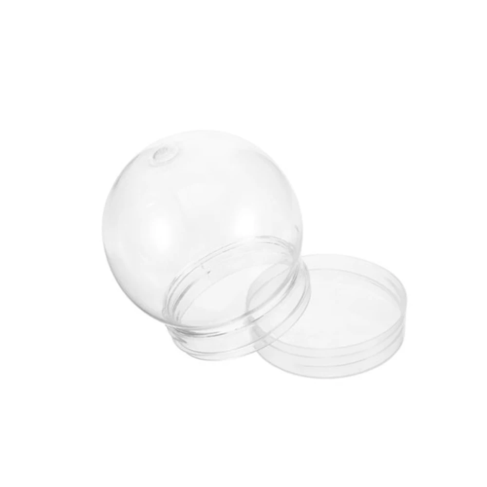 

Transparent Jar Decorative Transparent Jar Plastic Storage Jar Bulb-shaped Reusable Bottle For Candy Store Supplies Gift