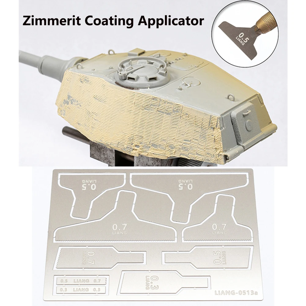

Скребок для шпаклевки для LIANG-0513a, шпатель Zimmerit, аппликатор для покрытия, броневая модель, строительные инструменты для военной модели, инструменты