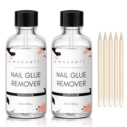 Removedor de pegamento para uñas, pegamento para uñas postizas, Makartt Press ON Nail, removedor de pegamento, adhesivos para uñas postizas, removedor de pegamento para uñas
