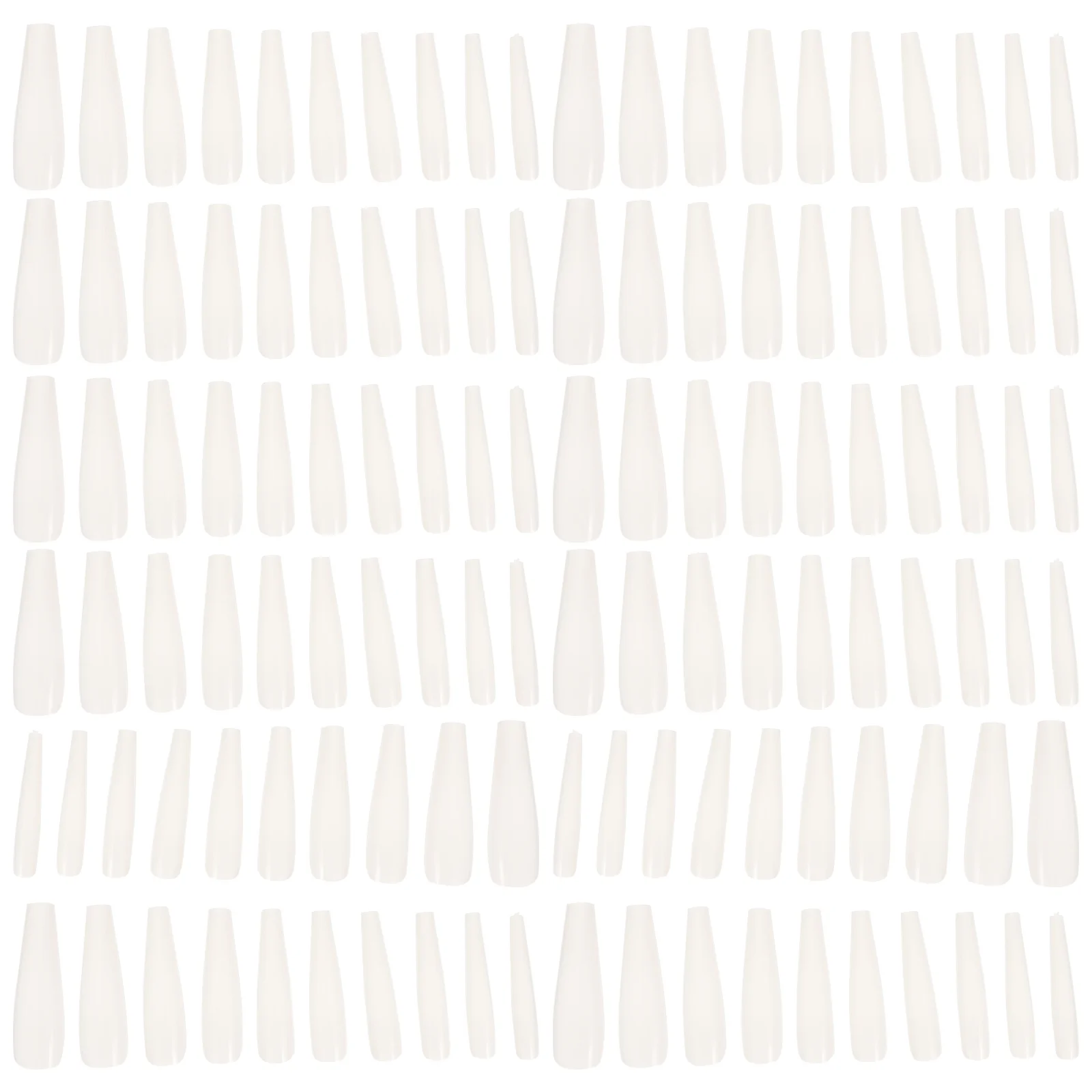 

500 шт. балетные накладные ногти, длинные кончики гроба во французском стиле, накладные наклейки для ногтей, декор для дизайна ногтей для маникюра своими руками, домашнего салона