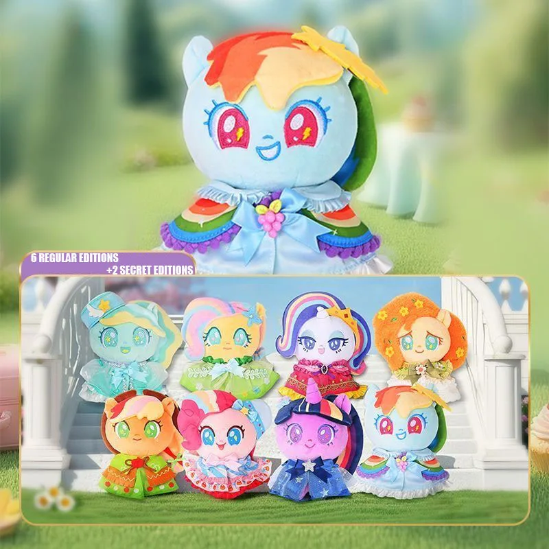 

Kawaii My Little Pony Plush Doll The Grand Galloping Gala Series Blind Box Cute Cartoon Figure with Dress Up Outfit Perfect Gift