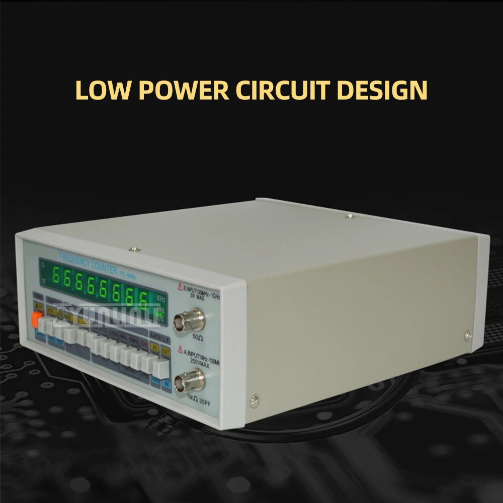 LED Digital Precision Frequency Meter Tester TFC-2700L Frequency Counter A/B Channel Sensitivity 20mVrms Stability ±3 * 10-9s