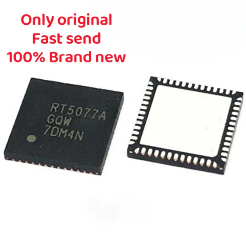 

2-5pcs 100% New RT5077A RT5077AGQW QFN-52