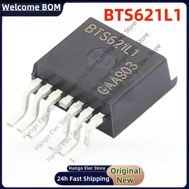 

10Pcs/Lot Original BTS621L1 BTS621 BTS621L TO263-7 Automotive power IC chip Best Quality