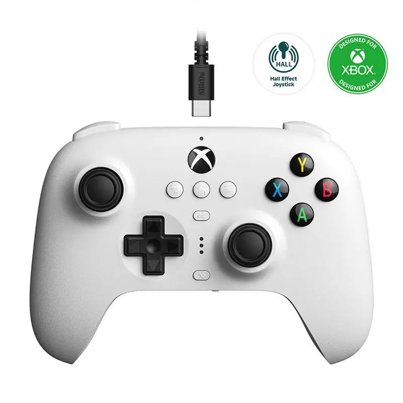 AAA+ 8BitDo - New Ultimate Wired, Hall Effect Joystick Update, Gaming Gamepad for Xbox Series, Series S, X, Xbox One, Windows