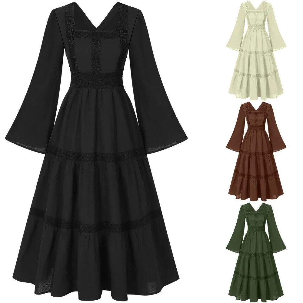 

Halloween European Medieval Renaissance Costume Victorian Colonial Dress