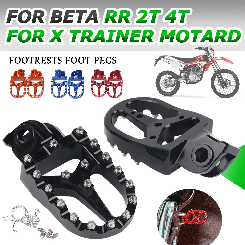 

For Beta 125 250 300 RR 2T 350 390 400 430 480 520 525 RR 4T X Trainer 250 Motorcycle Accessories Footrests Foot Rests Footpegs