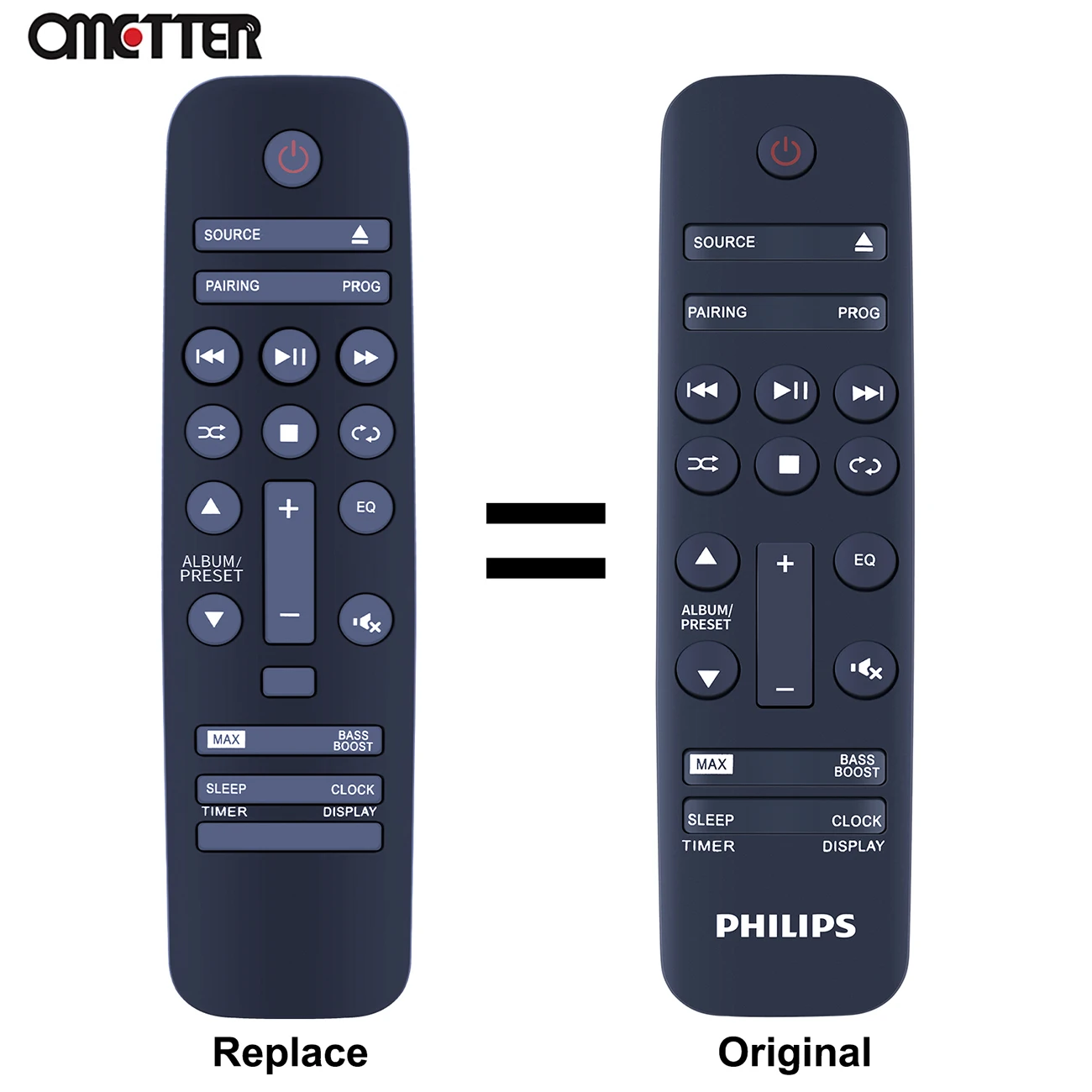 

Fit for Philips Remote Control FX10 Bluetooth Stereo System