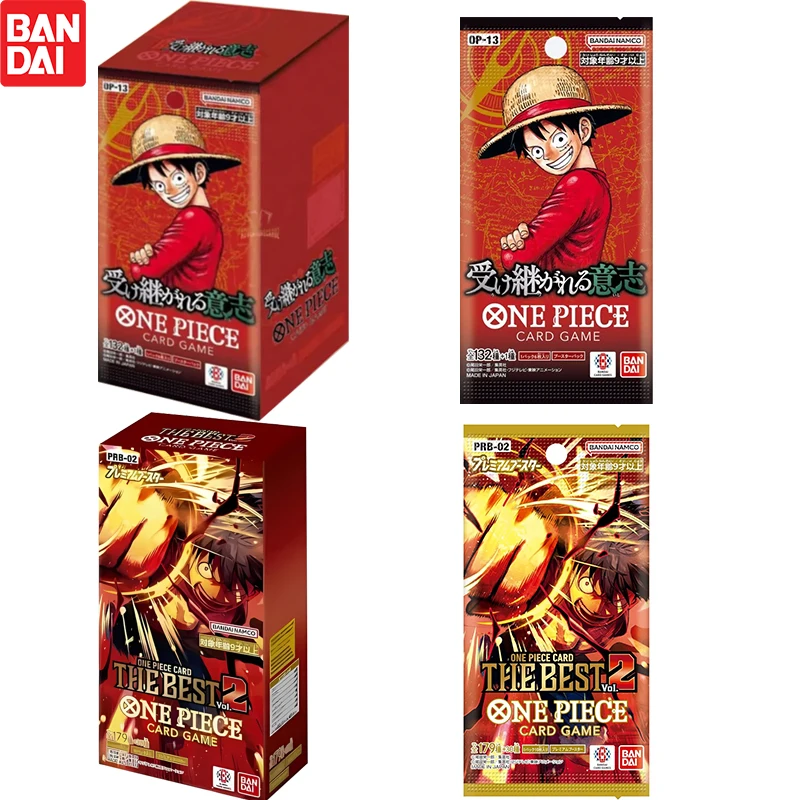 

2025 New BANDAI One Piece TCG Game Card PRB02 The Best Vol.2 Booster Box Japanese Sealed Pre-order OP13 Carrying on His Will