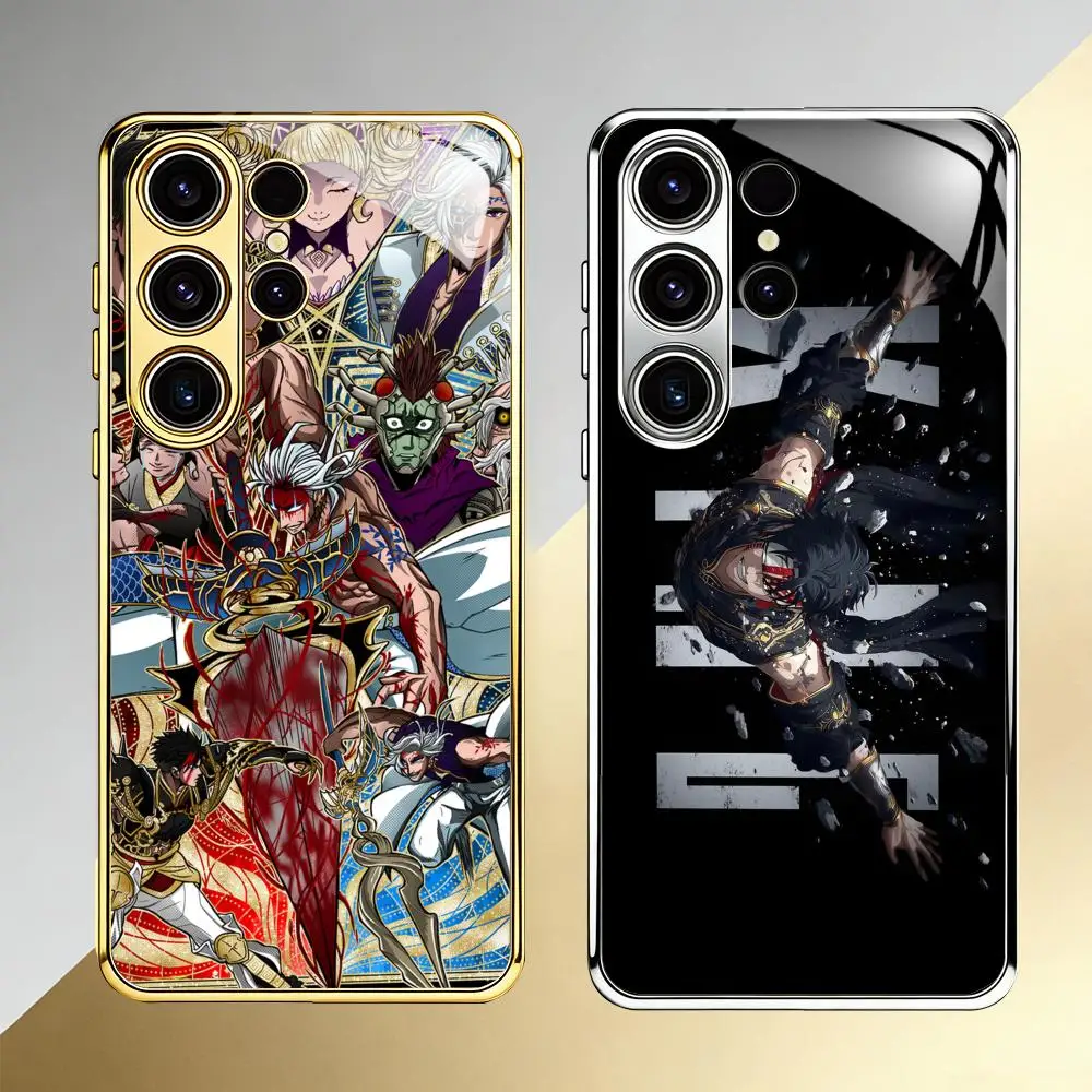 Чехол для телефона Qin Shi Huang Ragnarok Record из гальванизированного стекла для Samsung S26 S25 S24 S23 S22 S21 Plus Ultra FE Edge