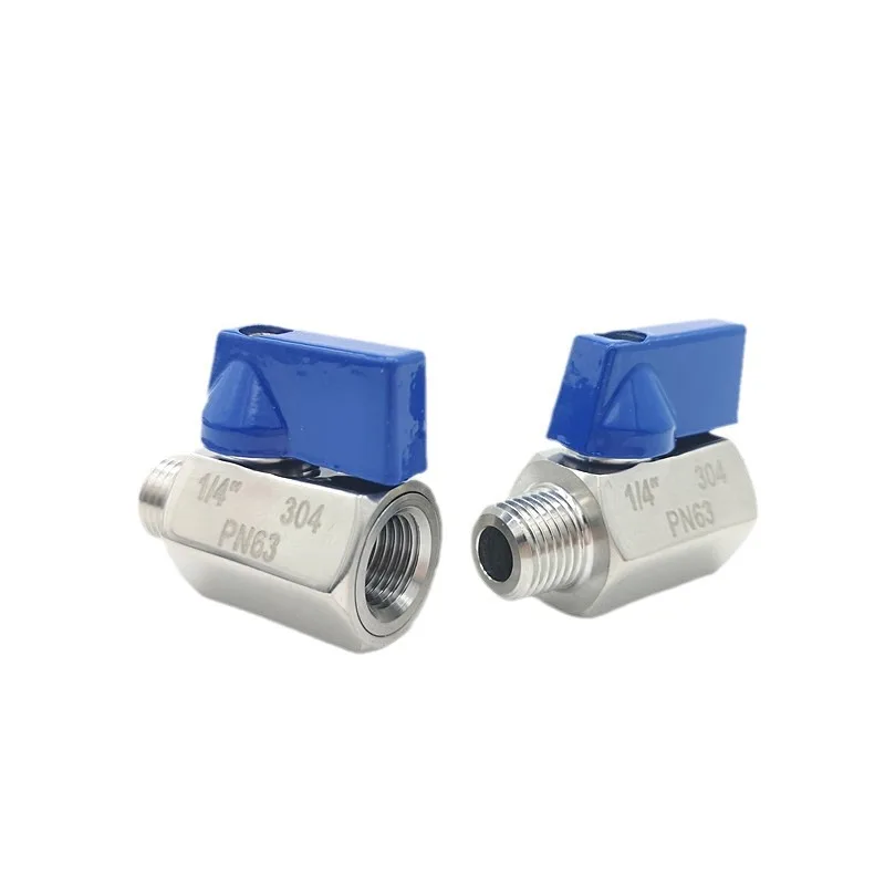 

Mini Ball Valve 304 Stainless Steel BSP Male Female Thread 1/8" 1/4" 3/8" 1/2" 3/4" 1" Manual Tap For Homebrew Water Gas