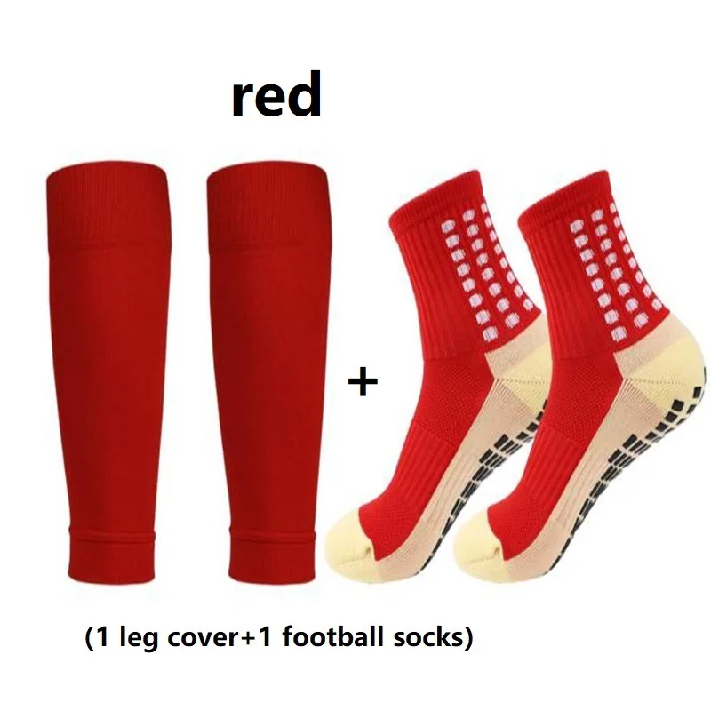 1 Set of High Quality Men Women Outdoor Protective Equipmen Football Leg Cover Anti Slip Soccer Tennis Basketball Sports Socks