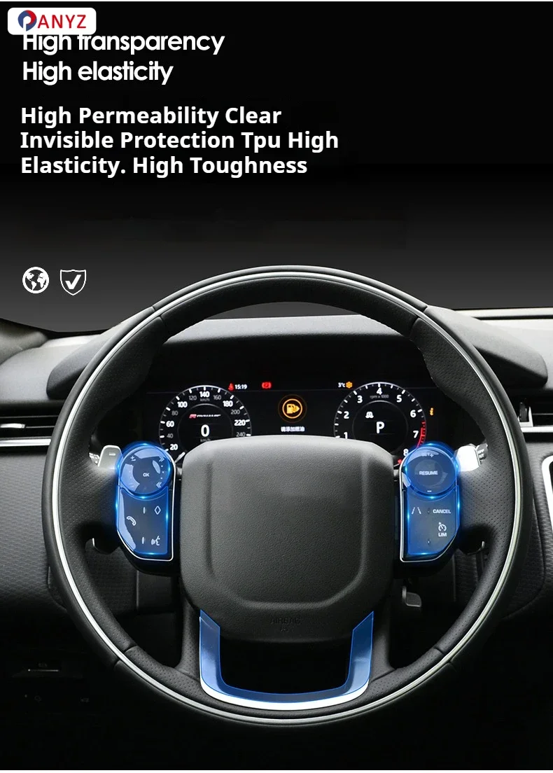 لأودي A4 B9 2022 2023 2024 سيارة الداخلية مركز وحدة التحكم شفافة بولي TPU طبقة رقيقة واقية المضادة للخدش إصلاح الملحقات