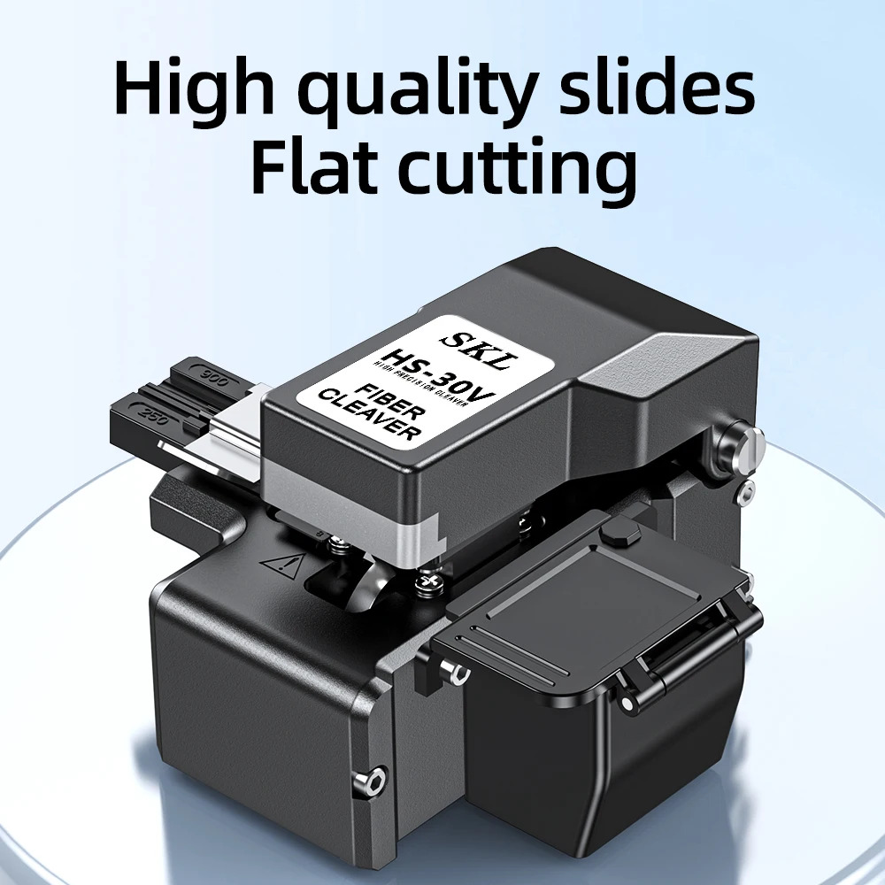 2024 New HS-30V High Precision Optical Fiber Cleaver Hot Melt Fiber Optics Cutter