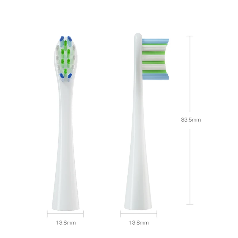 20 Stuks Vervangende Borstelkoppen Voor Oclean Flow/X Pro Elite/X/Een/Z1/F1electric Tandenbrushvacuüm Verzegelde Borstelkoppen