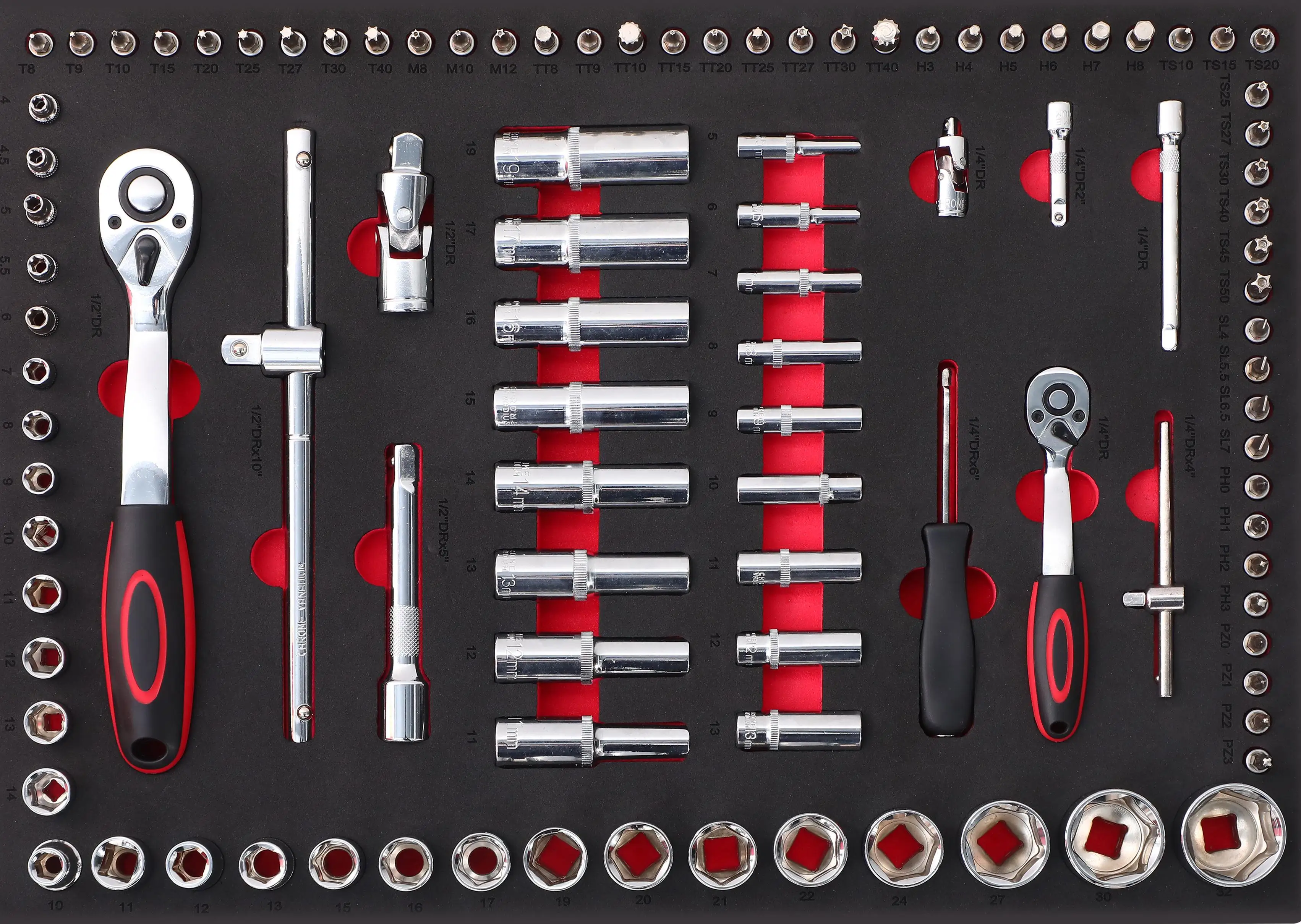 7 Drawers Steel Tool Chest Cart 300 Pcs Mechanic Tools Set For Garage Automobile Repair Workshop OEM Customizable Storage