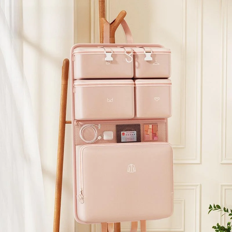 

Портативный дорожный набор из семи органайзеров для хранения белья, сумка для деловых поездок и отпуска, сумка для разделения вещей