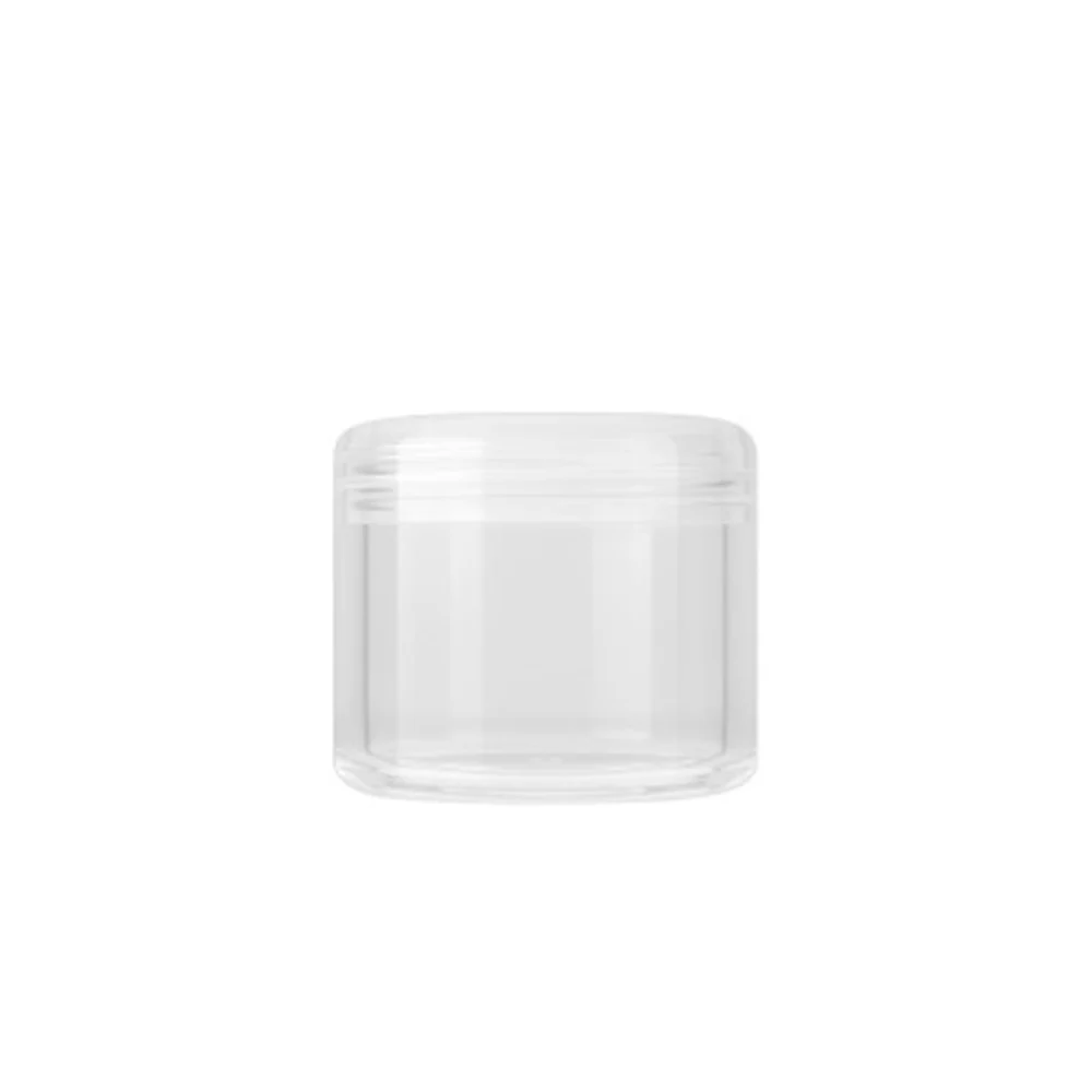 3g/5g/10g/15g/20g Plastic Transparent Empty Makeup Jar Pot Refillable Sample Bottles Travel Face Cream Lotion Cosmetic Container