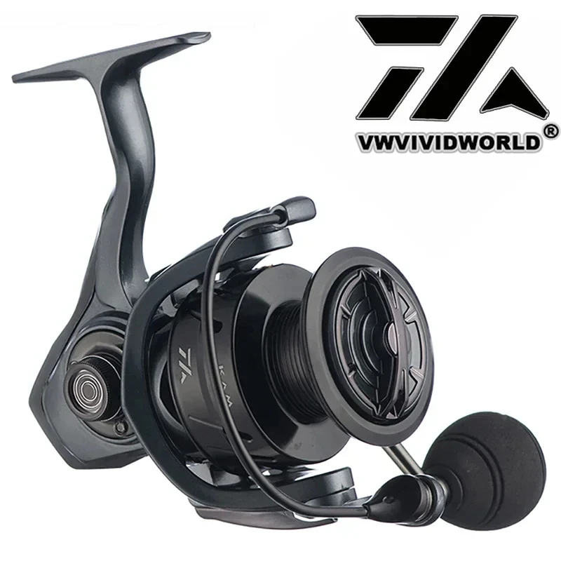 VWVIVIDWORLD,High Quailty,Fishing Reels,Alloy Spool,Alloy Arm,6.2:1 High Speed,Casting Reel,Spinning Reel,Baitcasting Reel