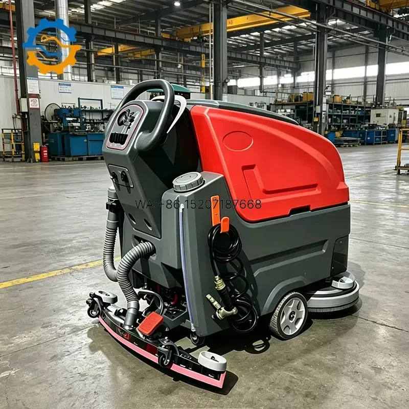 Wmwmnu for ROD Walk Behind Floor Scrubber R-X520 520mm Brush 24V Battery Powered Industrial Floor Cleaning