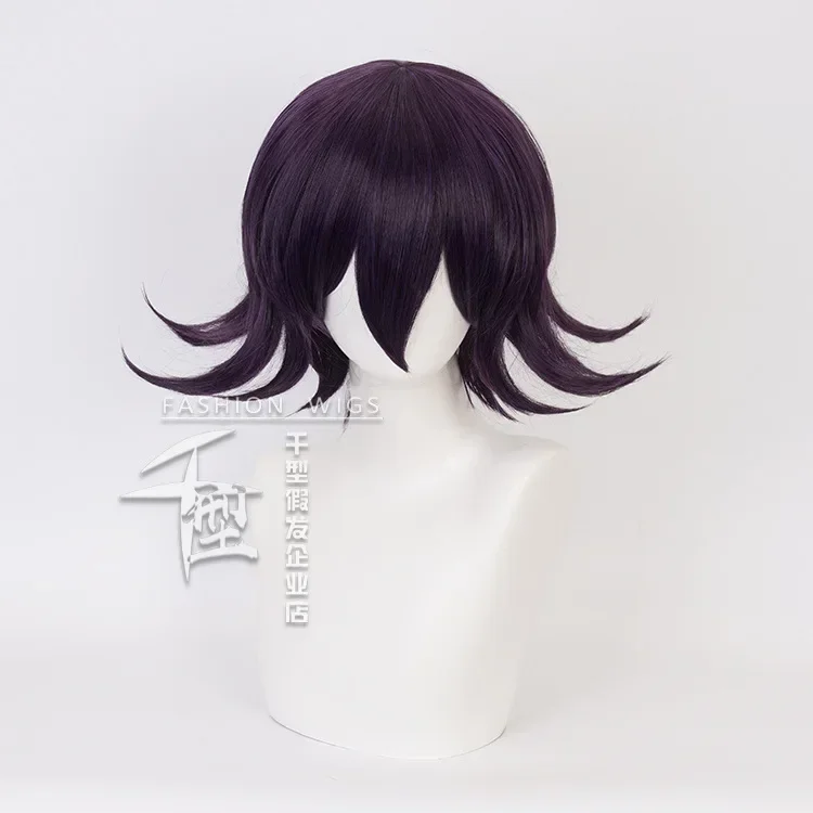 Danganronpa V3: Killing Harmony Ouma Kokichi Wig Cosplay Costume Dangan Ronpa Synthetic Hair Short Halloween Party Wigs