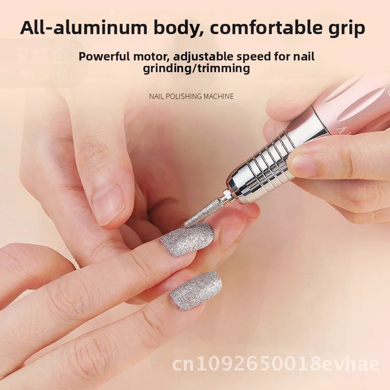 

S-305 Электрическая шлифовальная машинка для ногтей Портативная скоростная ручка для полировки маникюра Розовое золото Розовый Белый Оптовая продажа
