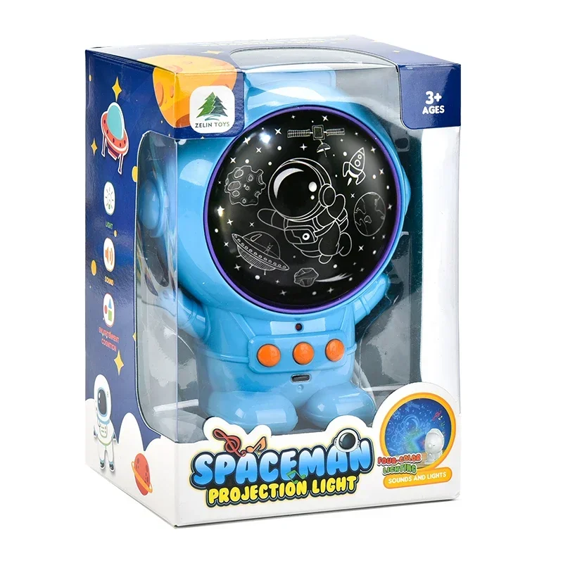 

New Arrival Kids' Astronaut Space Star Projector - Interactive Light & Music Early Education Toy, Wholesale for Cross-Border Sal