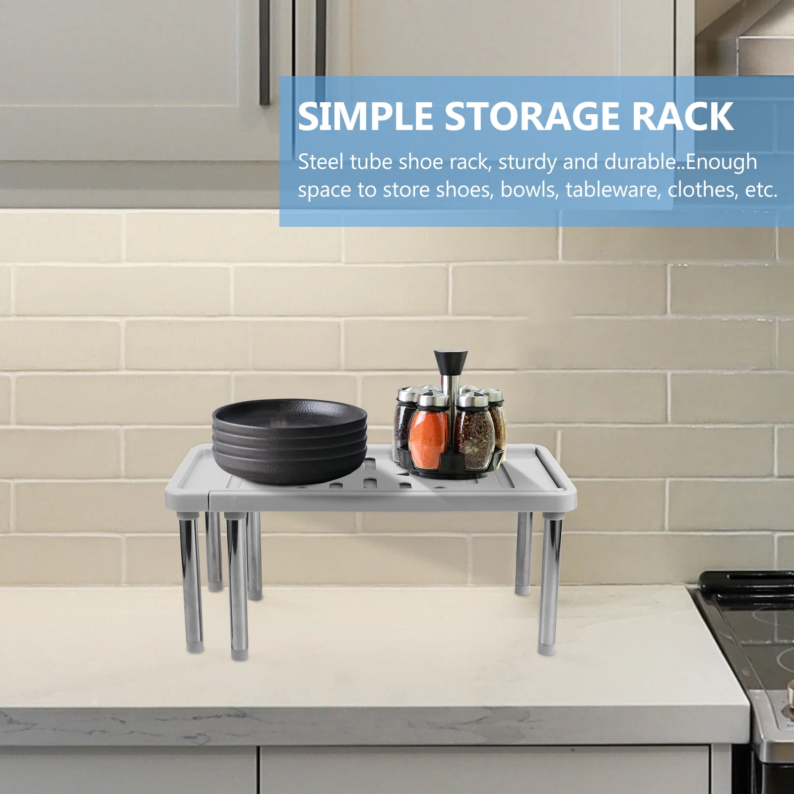 

Multifunctional Retractable Material Kitchen Bathroom Organizer Shoe Storage Retractable Shelf Home Gadget