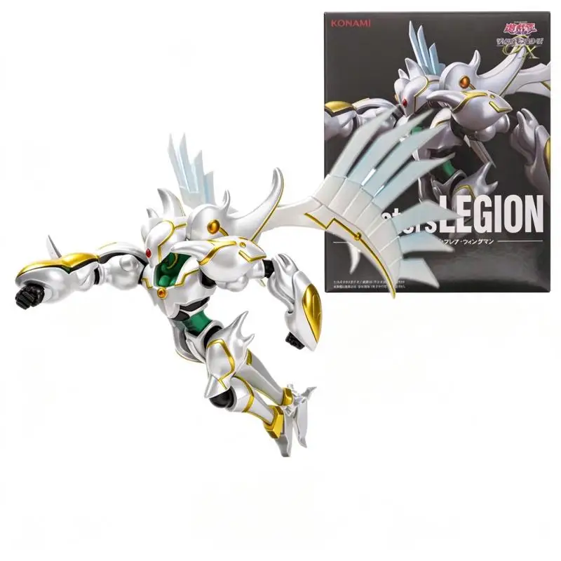 In Stock Genuine Monsters Legion Yu-Gi-Oh Elemental Hero Shining Flare Wingman Model Figure Toy Gift New and Unopened Hot Cool