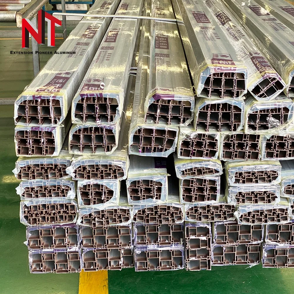 

NUOTUO Aluminum extrusion factory manufacturer glass aluminum profile one stop solution for window and door aluminum material