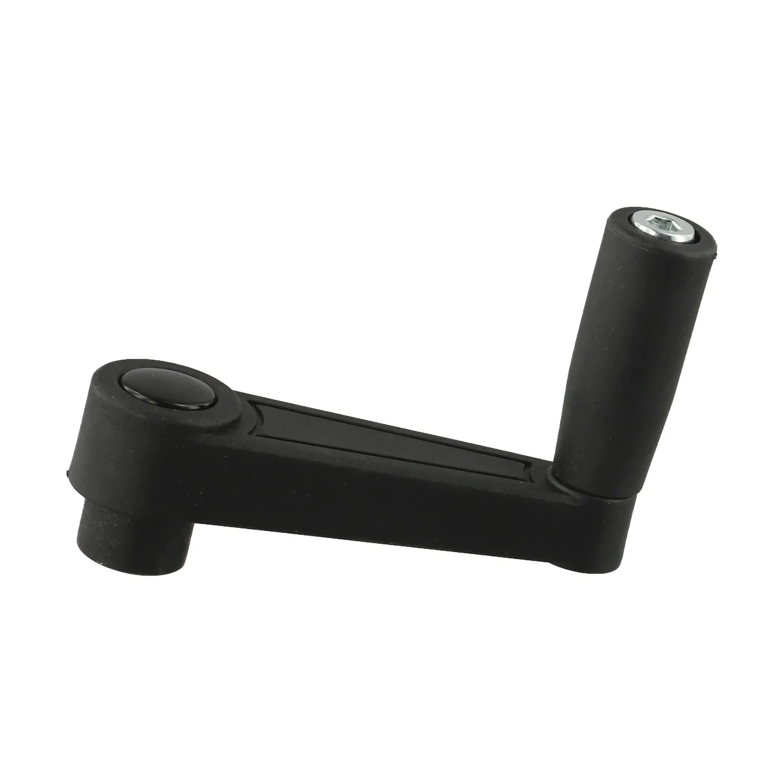 Crank Equipment Round Hole Crank Energy Conversion Efficiency Heat-Treated Carbon Steel Ergonomic Hand Crank Tool