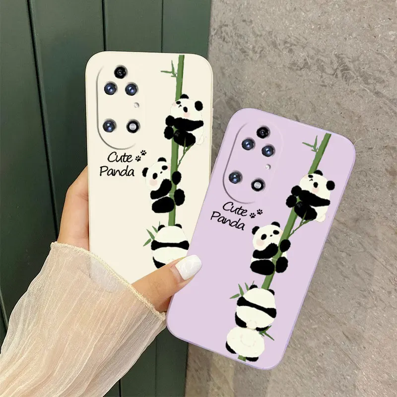 Climb Panda Phone Case For Huawei P40 P50 P30 P20 Pro Lite Nova 10 10SE 9 9SE Mate 50 50E 40 30 20 Pro Lite Cover