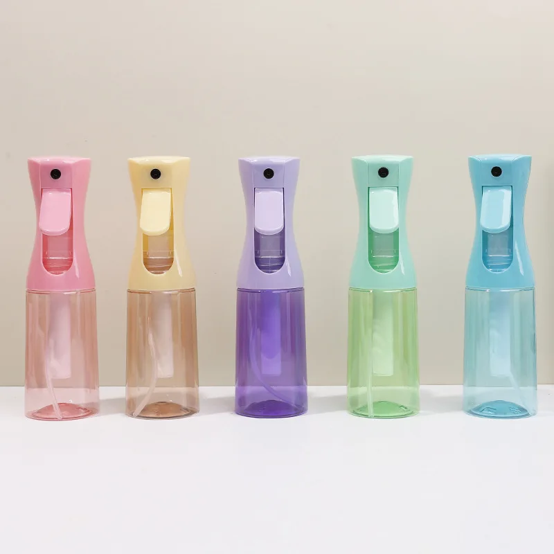 New Portable Travel Spray Bottle 200/300ML High Pressure Continuous Mist Bottle Reusable Beauty And Plant Watering Supplies