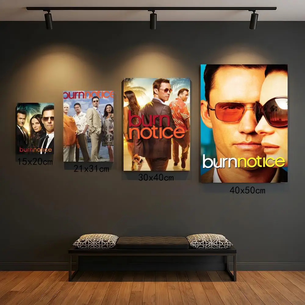 tv series B-Burn Notice-E Painting Calligraphy Elegant Botanical Decor for Living Room Modern Interior Design