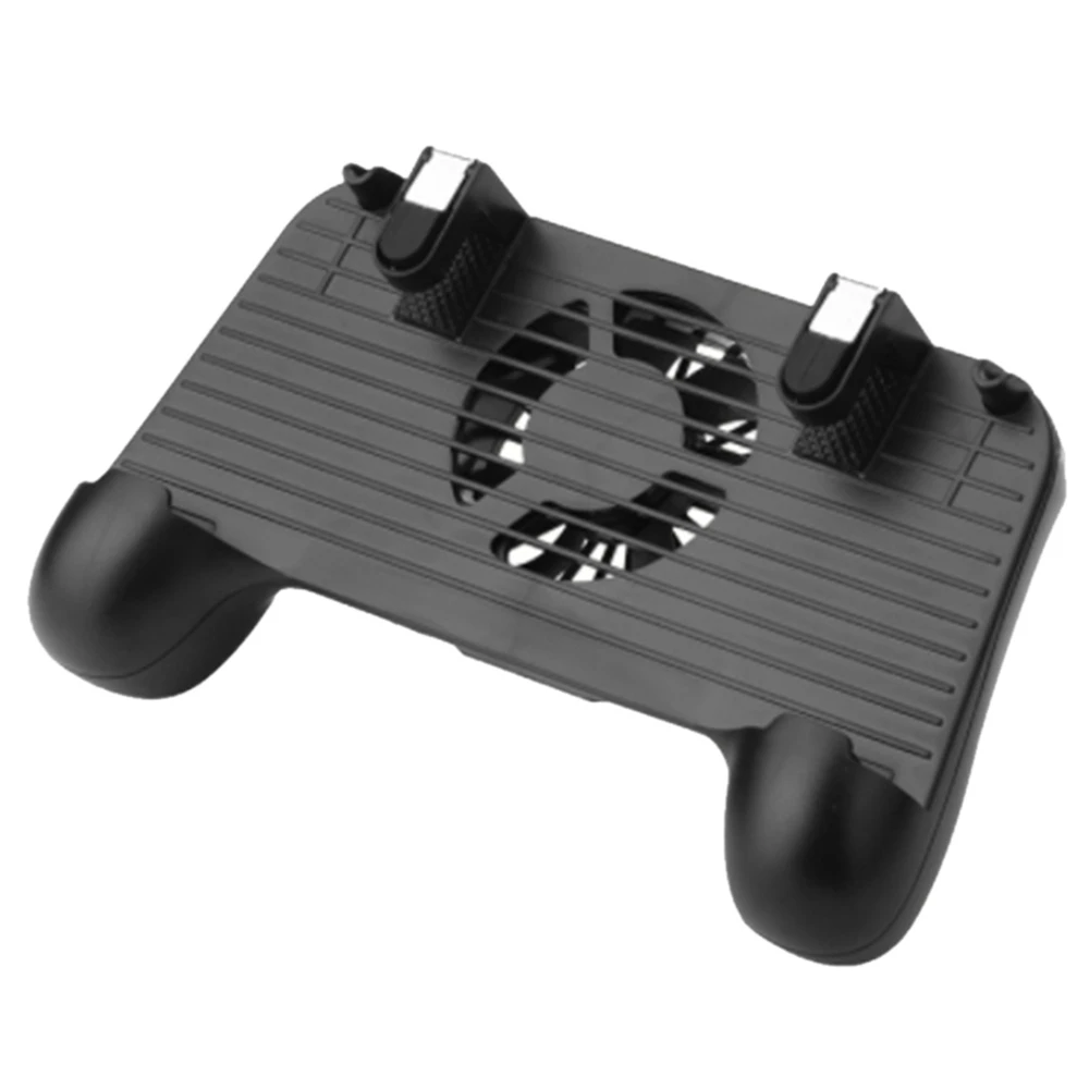 4-In-1 Mobile Game Controller for PUBG Mobile Gamepad Aim Trigger Joystick Cooling Fan 2000MAh Power Bank Portable