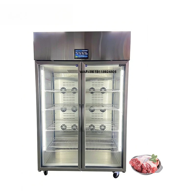 Professional Grade Stainless Steel Meat Thawing Cabine Mobile Stainless Steel Thawing Cabinet with Wheels for Easy Movement