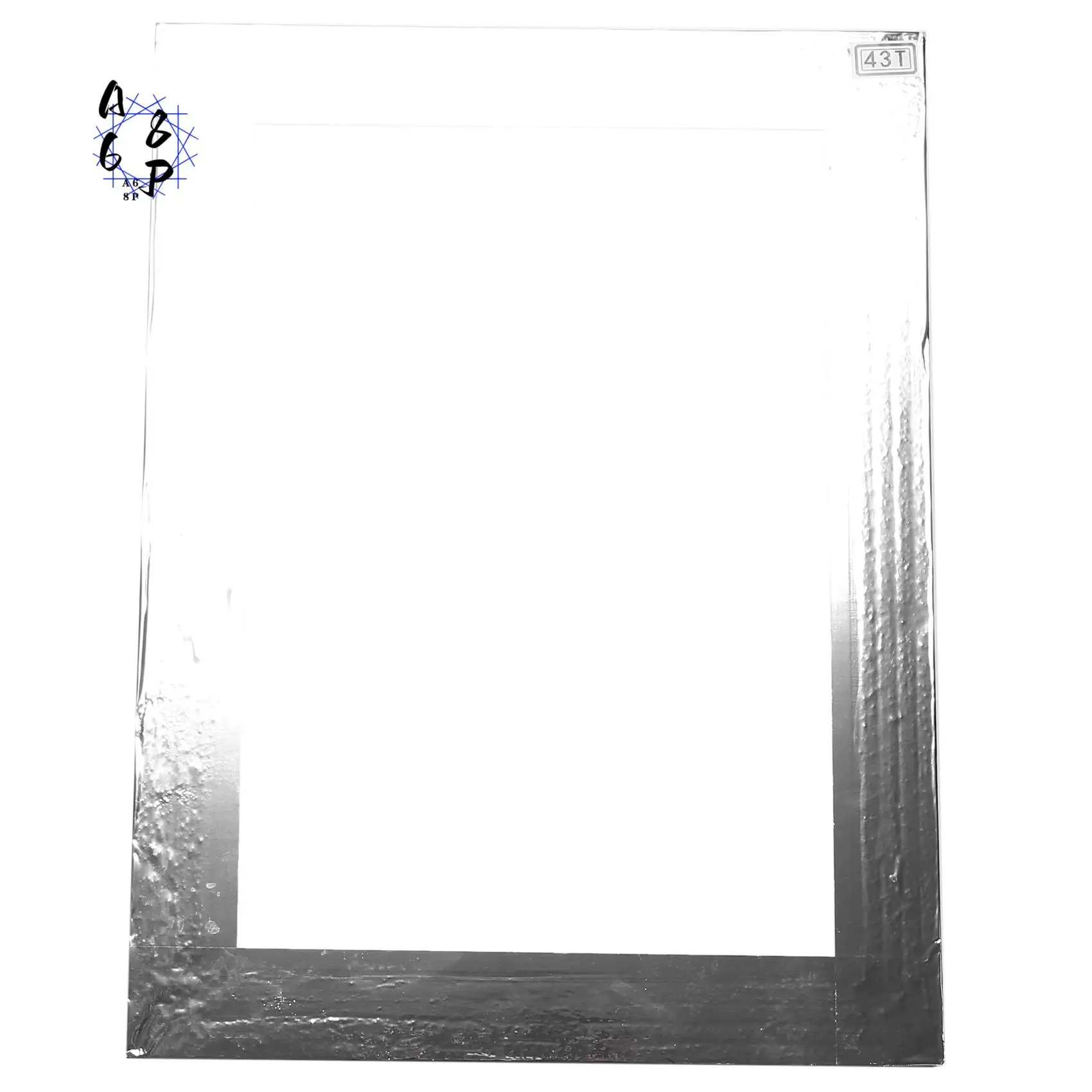 A68P-A3 Screen Printing Aluminum Frame 31X41cm With White 43T Silk Print Polyester Mesh For High-Precision Printed Circuit Board