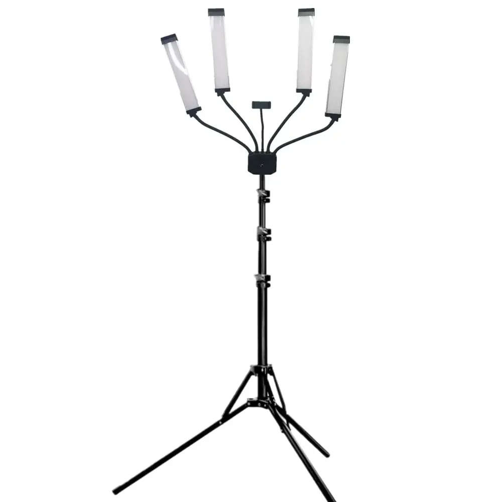 

MagicLine Four Arms LED Light 3000k-6500k Photography Fill Video Beauty Light For Live Stream Video Recording Makeup YouTube