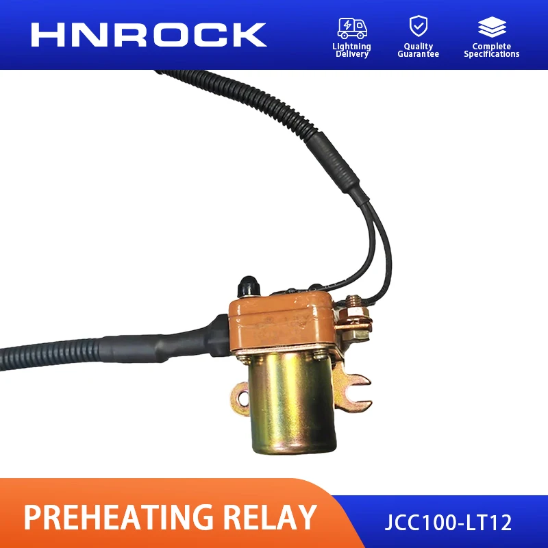 NOVO Relé de Pré-aquecimento JCC100-LT12 dongfanghong YTO Motor Diesel Acessórios Genuínos