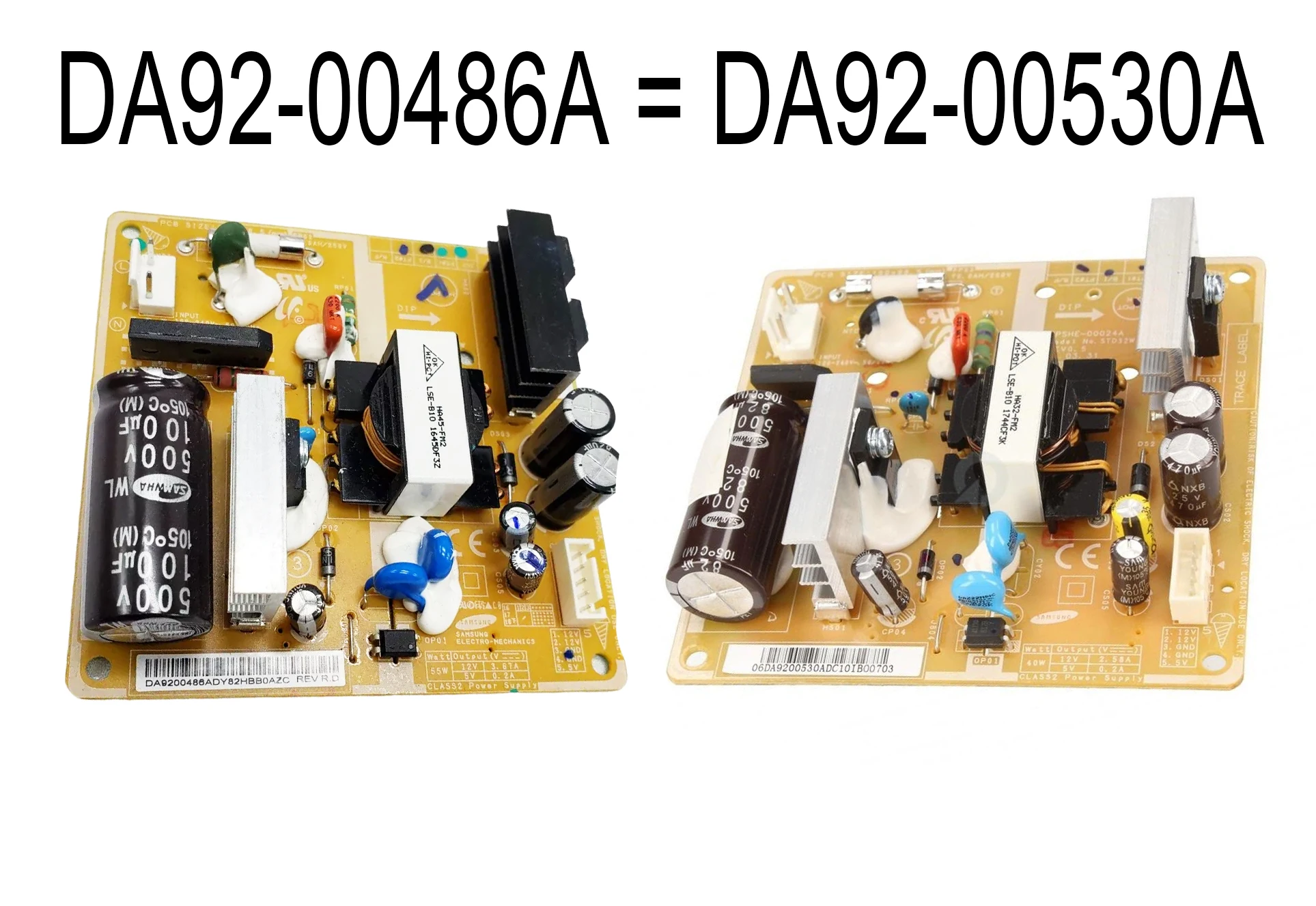 

DA92-00530A = DA92-00486A Refrigerator Power Control Board is for RF23M8070DT RF23M8070SG RF23M8070SR RF25HMEDBSL RF25HMEDBBC/AA