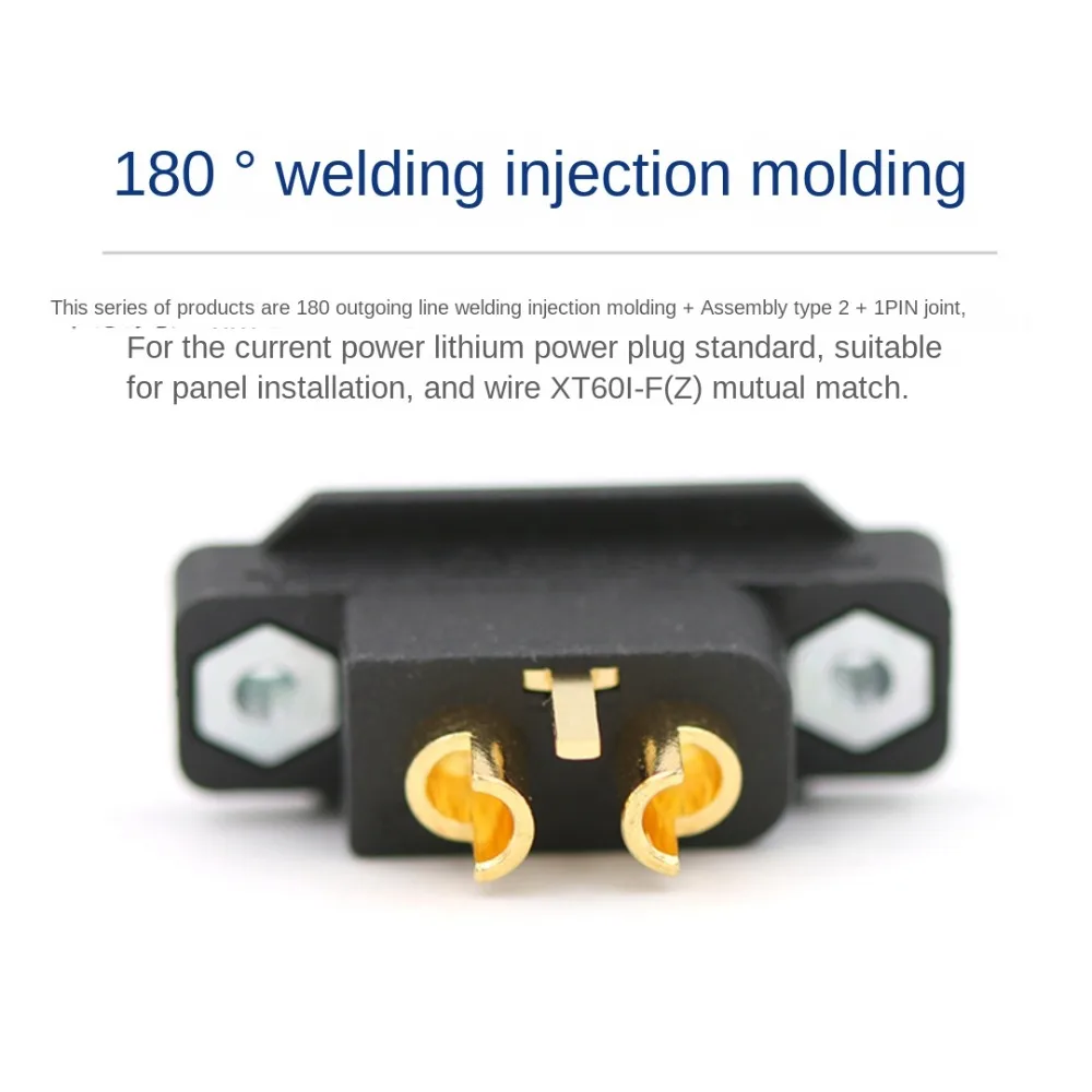 

2 шт. вилка серии Amass XT60I, сильноточная позолоченная латунь XT60IE-M XT60IPW-M, сигнал 2 + 1, простая в установке вилка кабеля