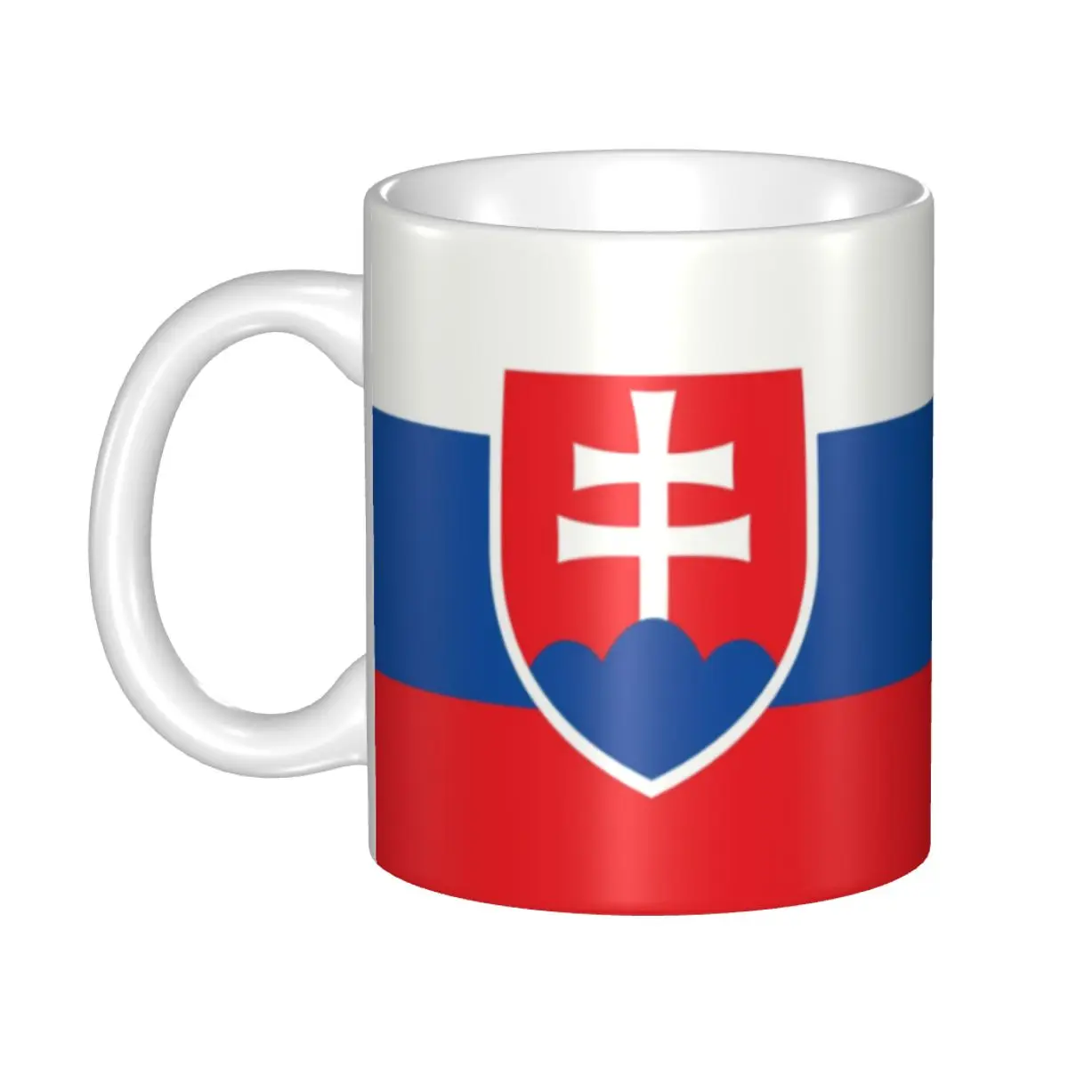 Flag Of Slovakia Coffee Mug DIY Customized Slovak Republic Ceramic Mug Creative Present Men Women Cups And Mugs