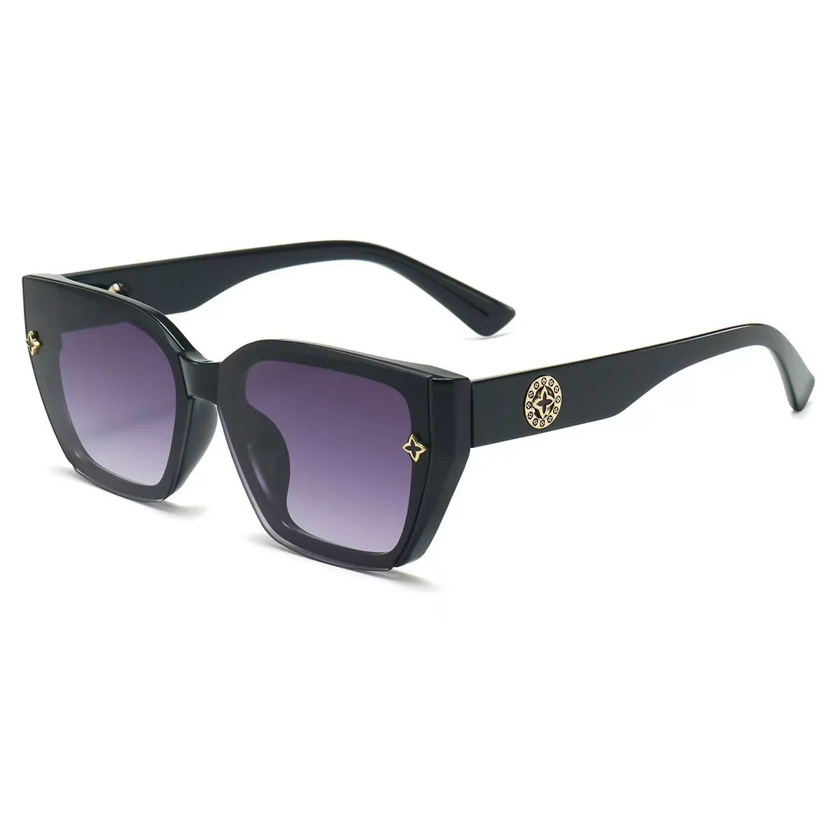 

New Square Unisex Sunglasses With A High-end Feel, European And American Unisex Style, Square Full Frame Sunglasses