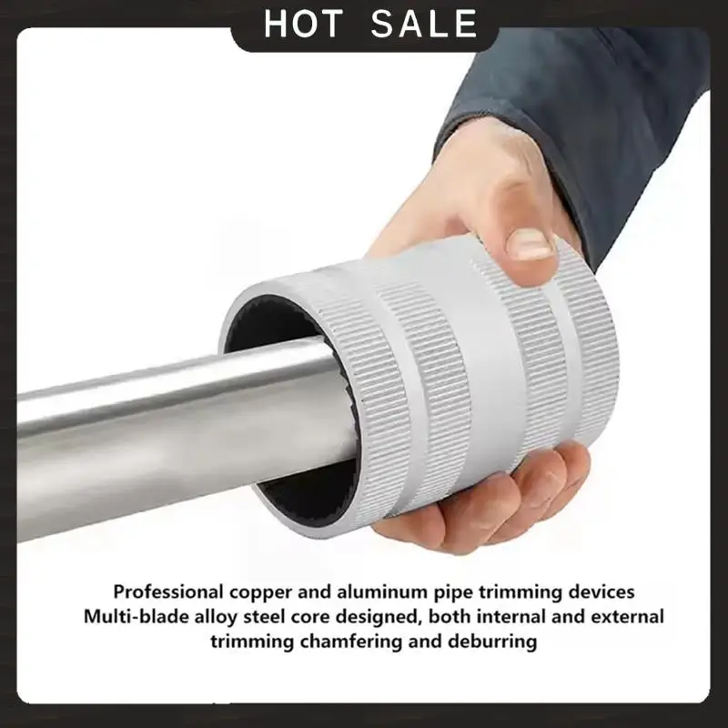 24-часовая доставка, инструмент для развертки труб, фаска для труб, внутренний и внешний триммер для меди/алюминия/ПВХ, портативная развертка внутри и снаружи